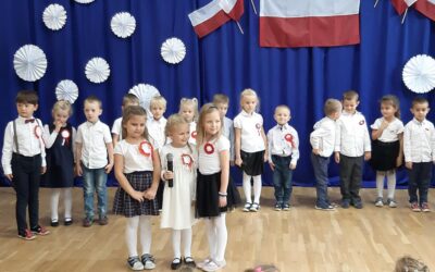 Obchody Narodowego Święta Niepodległości w Przedszkolu Miejskim im. Jacka i Agatki w Człuchowie